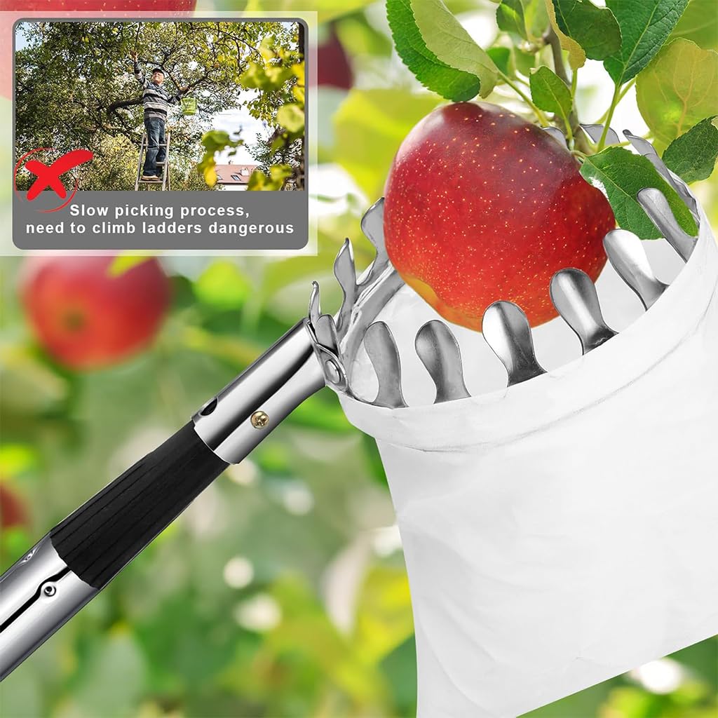 PureHarvest™ Fruit Picker & Bag Set