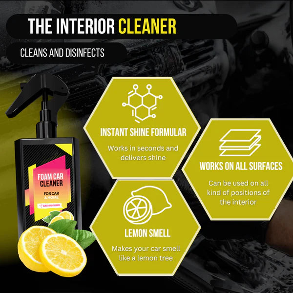 Coating Spray and Foam Car Cleaner 200ml (Combo) - 00