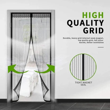 Mesh Screen Net Home Magnetic Foldable Anti Mosquito Door Curtains
