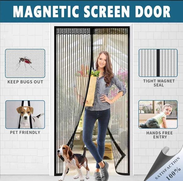 Mesh Screen Net Home Magnetic Foldable Anti Mosquito Door Curtains