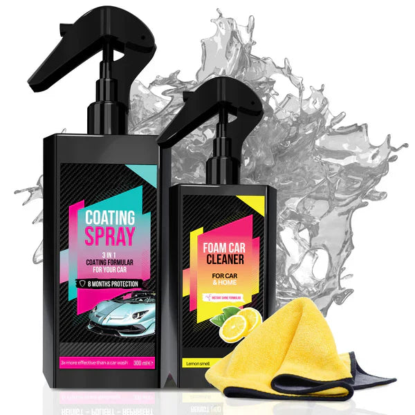 Coating Spray and Foam Car Cleaner 200ml (Combo) - 00